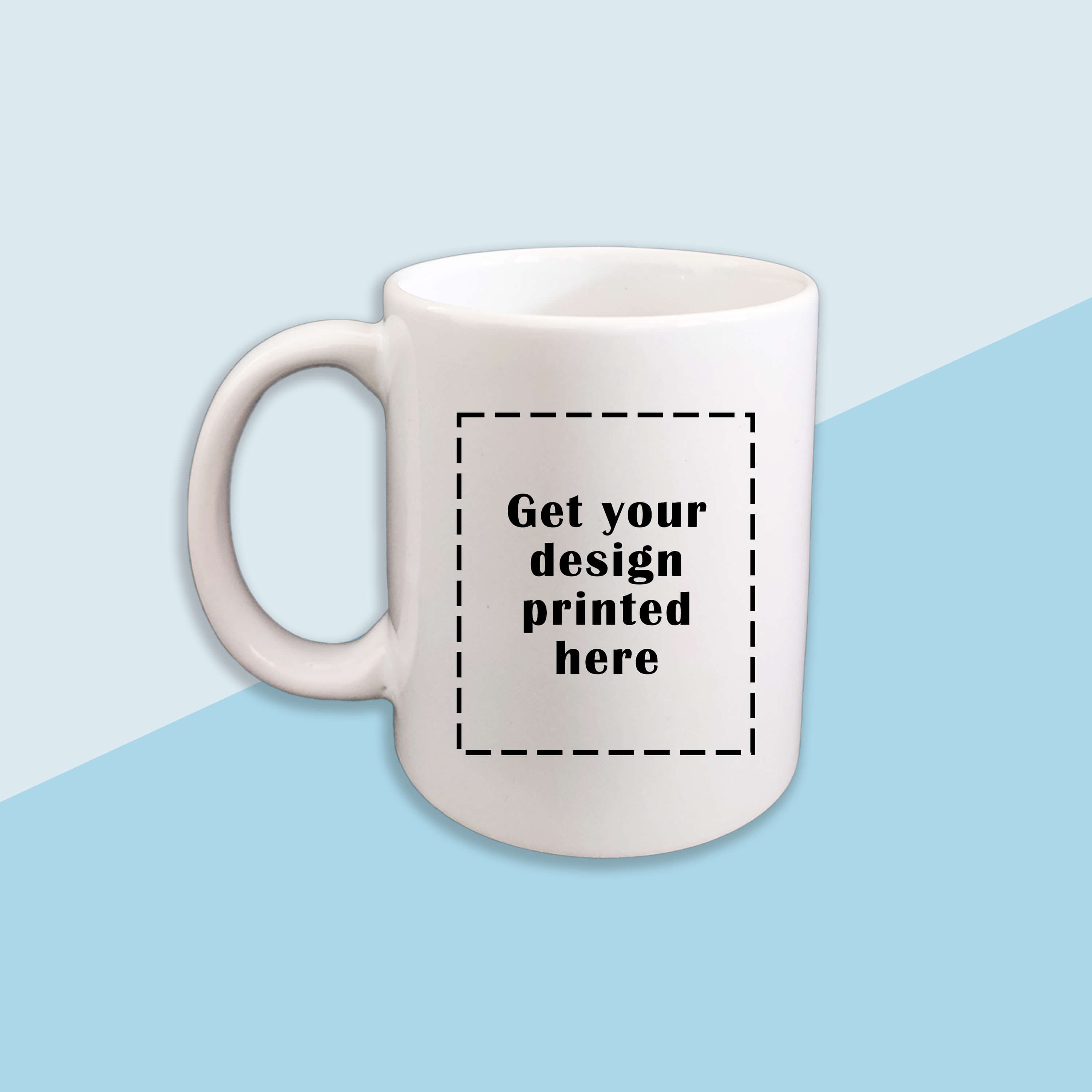 Ceramic Coffee Mugs - Custom Printed White Coffee Mugs 350 ML