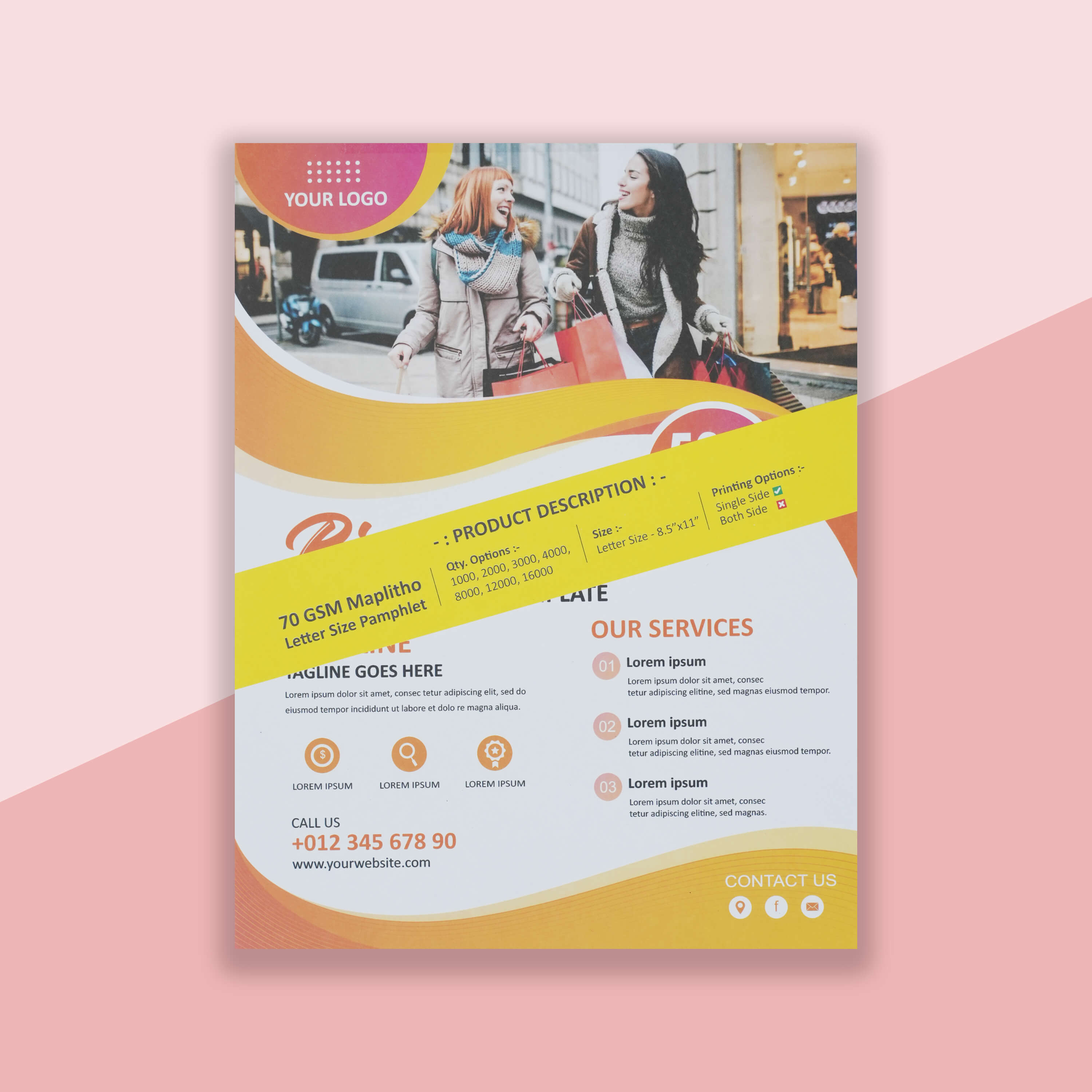 Pamphlet 70 GSM Maplitho Papar